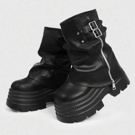 بوت راک استایل لژ دار سگگ دار