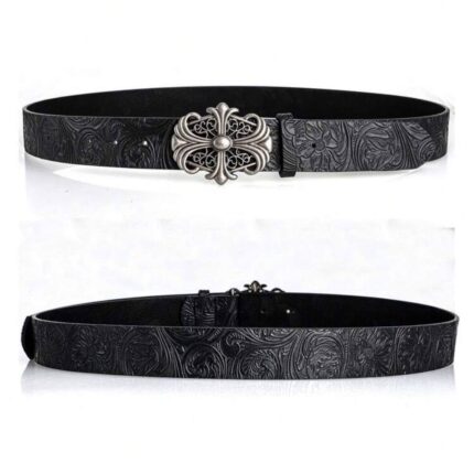 بلت زیبا طرح چرم حکاکی شده